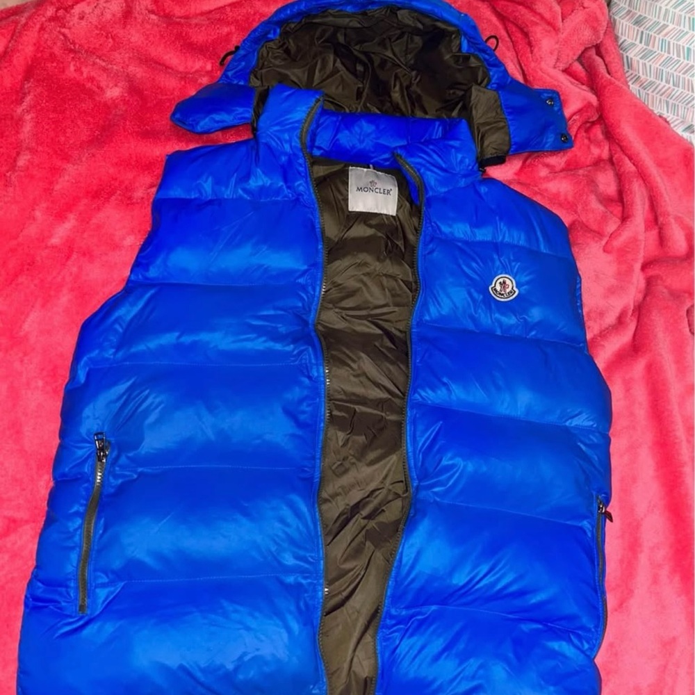Moncler Vibrant Blue Puffer Vest